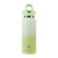 Gradient green water bottle with 'Revomax' branding on a white background