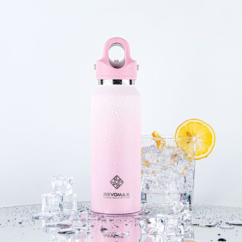 RevoMax 12oz Slim Vacuum Insulated Flask-Classic Series (BABY PINK)