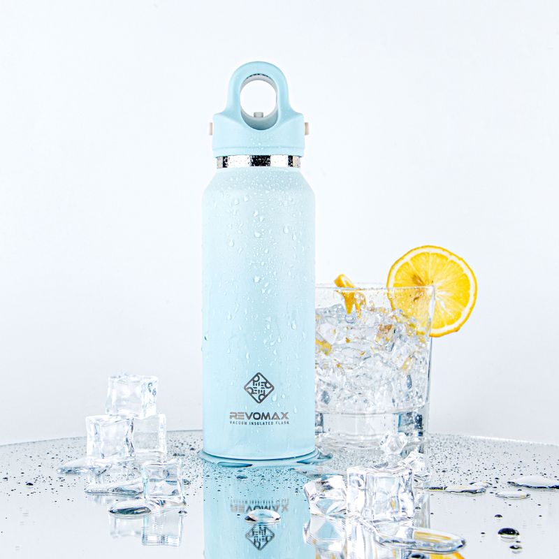 RevoMax 12oz Slim Vacuum Insulated Flask-Classic Series (SKY BLUE)