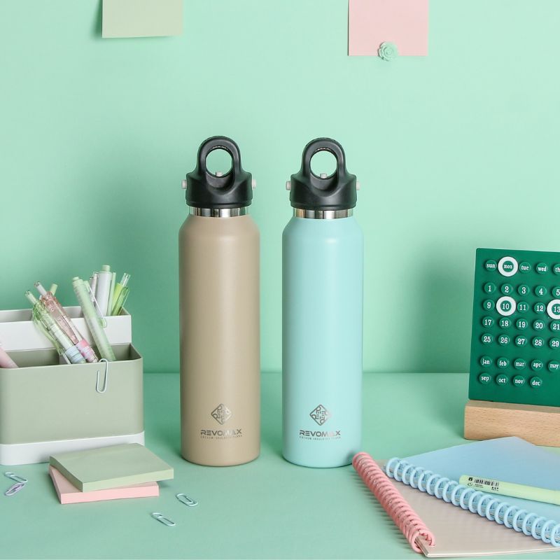 RevoMax 16oz Slim Vacuum Insulated Flask-Classic Series (MINT GREEN)