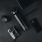 RevoMax 16oz Slim Vacuum Insulated Flask-Classic Series (ONYX BLACK)
