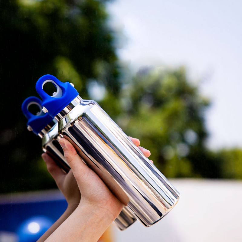 RevoMax 20oz Vacuum Insulated Flask-Classic Series (GLOSSY SILVER)