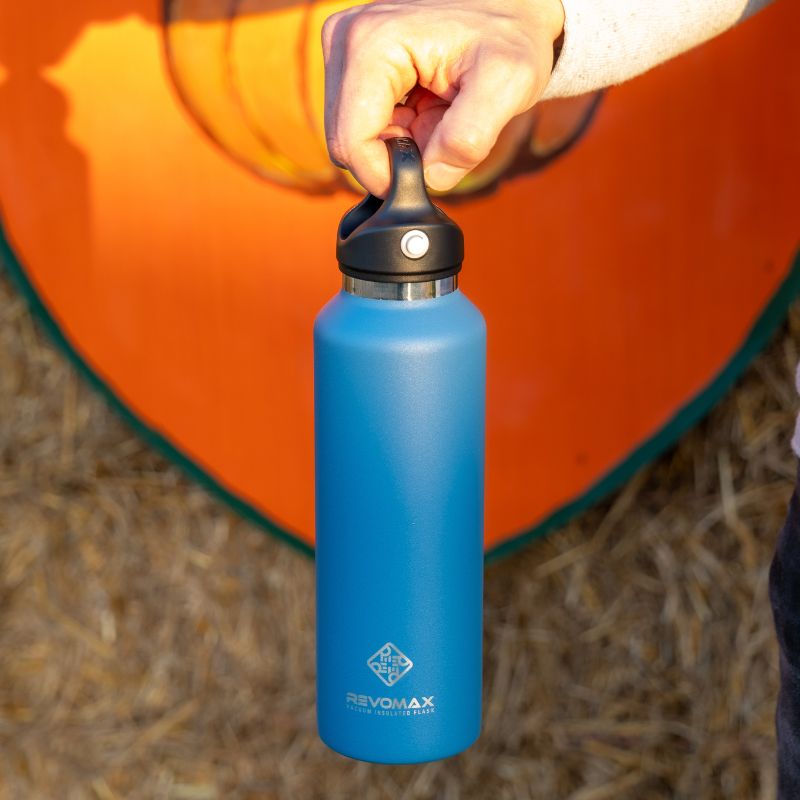 RevoMax 20oz Vacuum Insulated Flask-Classic Series (YALE BLUE) Secondary image