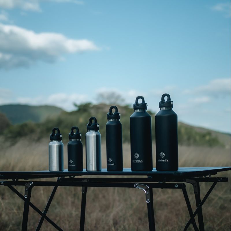 RevoMax 32oz Vacuum Insulated Flask-Classic Series (ONYX BLACK)