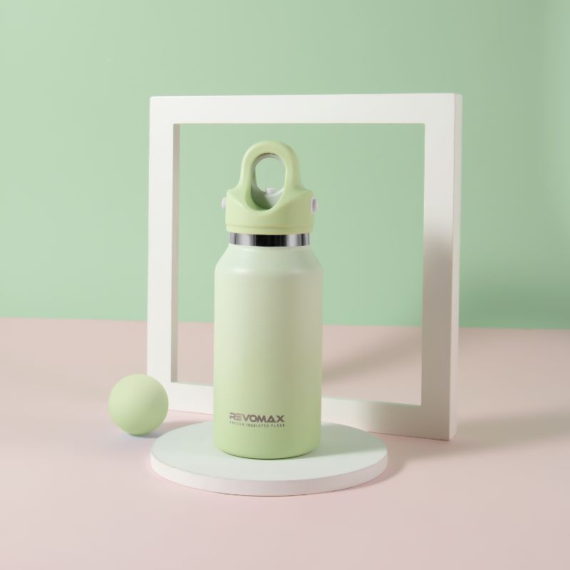 RevoMax 9oz Vacuum Insulated Flask-Classic Series (SOFT LIME)