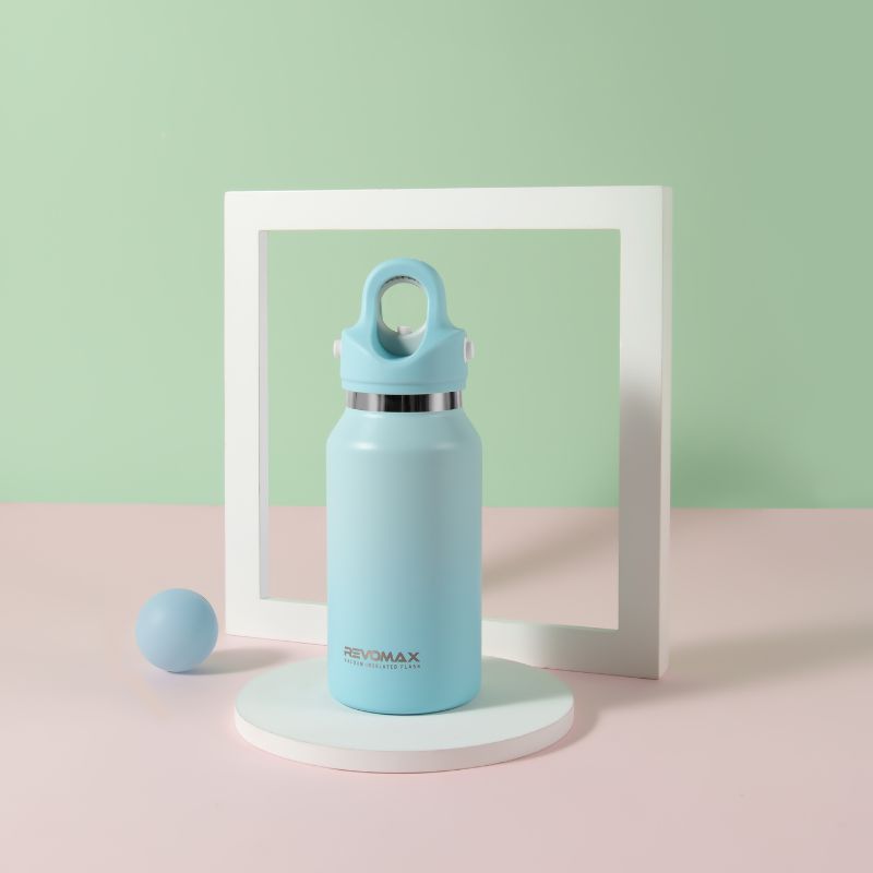 RevoMax 9oz Vacuum Insulated Flask-Classic Series (SKY  BLUE)