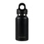 Black water bottle with a lid on a white background, featuring the Revomax brand.