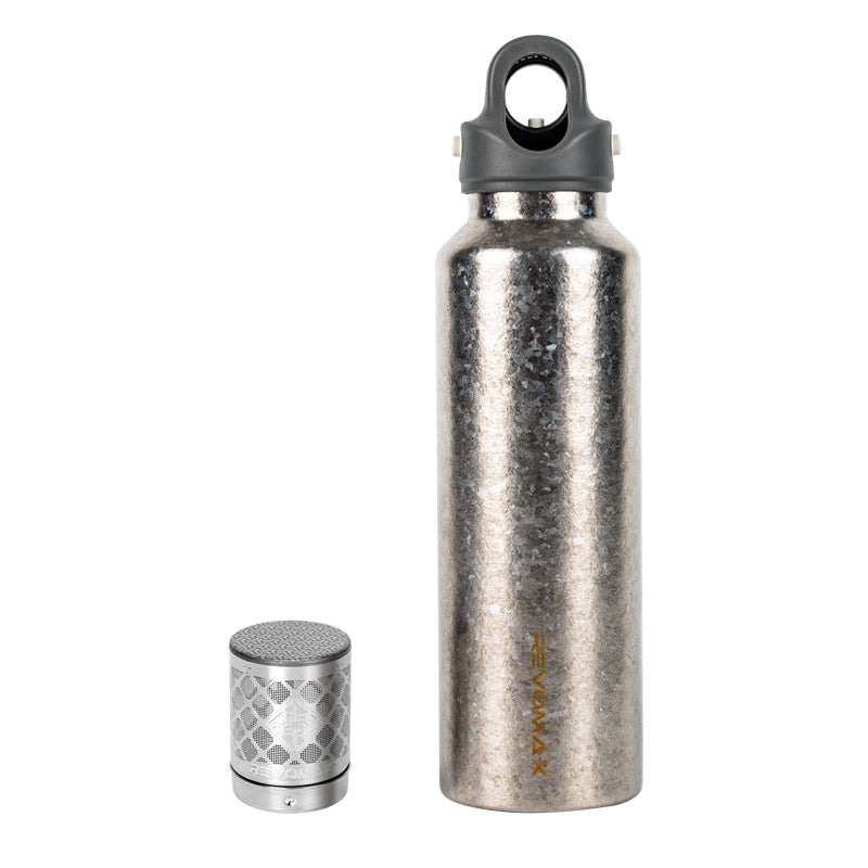 RevoMax 20oz Vacuum Insulated Flask-Titanium Serie (WIND-ERODED SILVER)