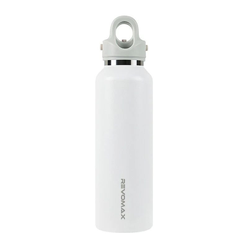 RevoMax 16oz Slim Vacuum Insulated Flask-Classic Series (MATTE WHITE)