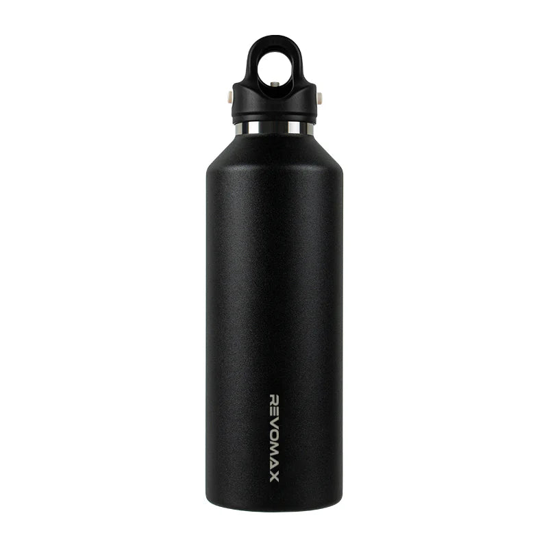RevoMax 16oz Slim Vacuum Insulated Flask-Classic Series (ONYX BLACK)