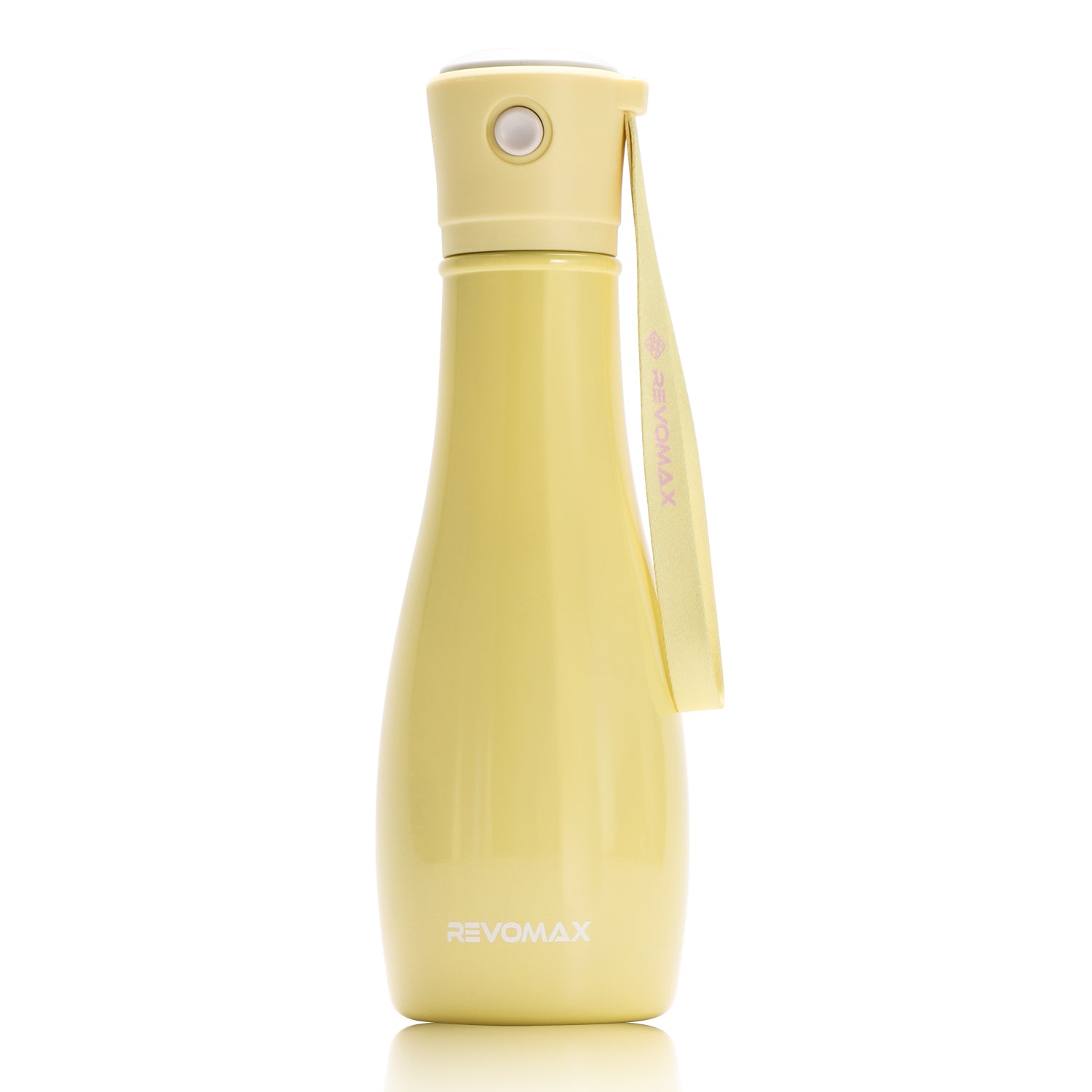 RevoMax 12oz Vacuum Insulated Flask-Artdeco Series (MISU YELLOW) Main image