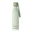 Light green water bottle with a strap on a white background, featuring the Revomax brand.