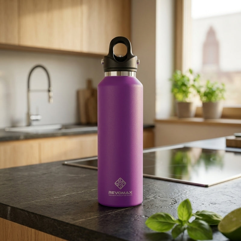 RevoMax 20oz Vacuum Insulated Flask-Classic Series (LILAC PURPLE) Secondary image