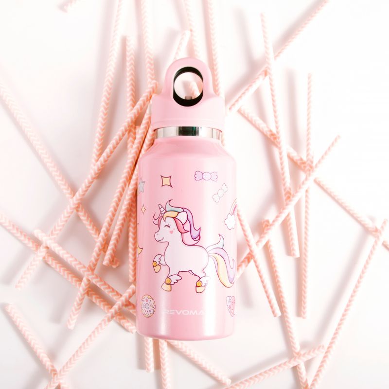 RevoMax 12oz Vacuum Insulated Flask-Younglings Series (BLUSH PINK)
